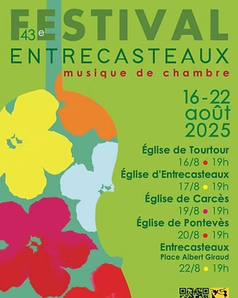 Festival d'entrecasteaux 2025 affiche