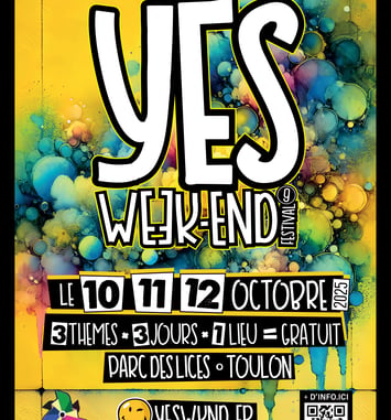 Affiche du Yes Week-end festival 2025