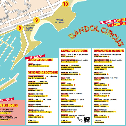 Bandol Circus 2025 plan