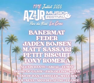 Azur Music Festival 2026 affiche