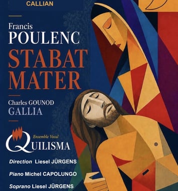 Stabat Mater de Francis Poulenc et Gallia de Gounod par l’Ensemble Vocal Quilisma Nice, direction et soliste Liesel Jürgens.