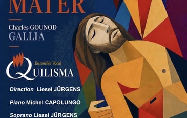 Stabat Mater de Francis Poulenc et Gallia de Gounod par l’Ensemble Vocal Quilisma Nice, direction et soliste Liesel Jürgens.