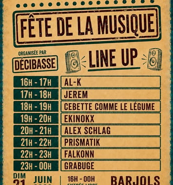 DJ locaux en plein air !
