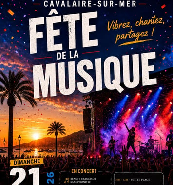 Cavalaire en musique