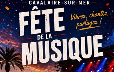 Cavalaire en musique