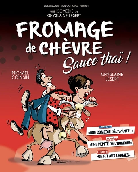 Fromage de chèvre sauce thai