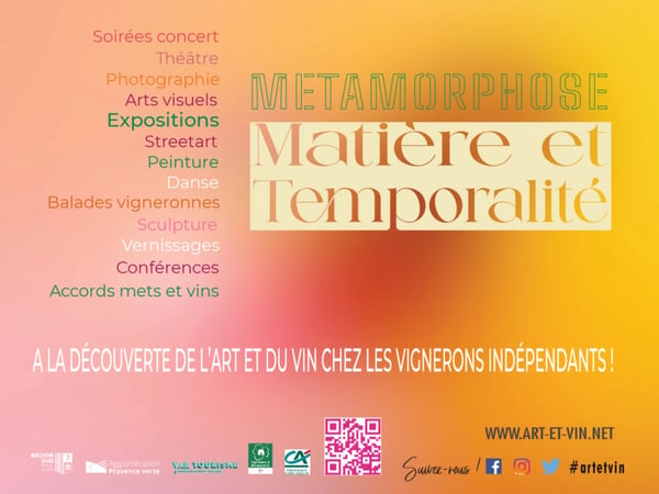 Art & Vin (28e édition), « Métamorphose : Matière et Temporalité »