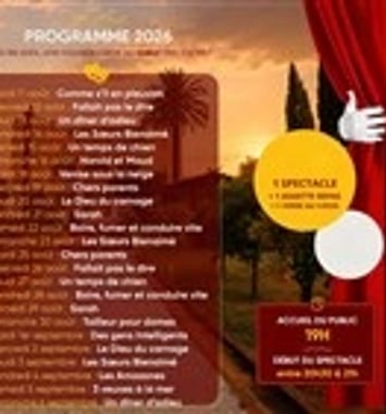 Festival de théâtre dans la vigne au Château de Mauvanne