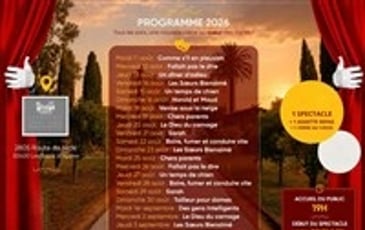 Festival de théâtre dans la vigne au Château de Mauvanne
