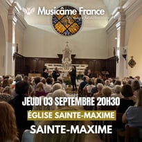 Concert à Sainte-Maxime : Ravel, Bach, Vivaldi, Cantemir, Rachmaninov, Puccini, Saint-Saëns