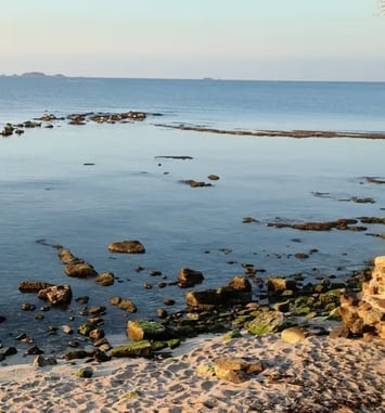 Randonnée palmée sur le sentier sous-marin archéologique d'Olbia