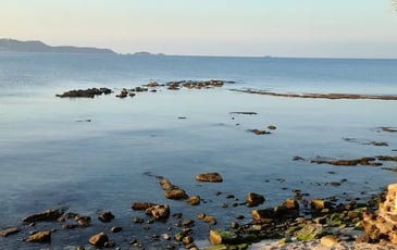Randonnée palmée sur le sentier sous-marin archéologique d'Olbia