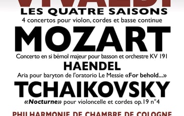 Chambre Philharmonique Cologne — Concert avec Sergey Didorenko