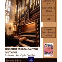 Rencontre musicale autour de l'orgue de l'église Saint-François de Paule