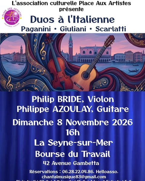 Duos à l'italienne -Concert Violon/Guitare
