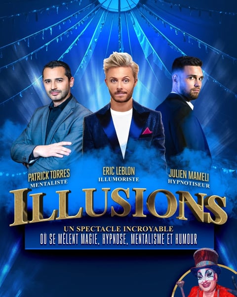Patrick Torres, Eric Leblon et Julien Mameli dans Illusions