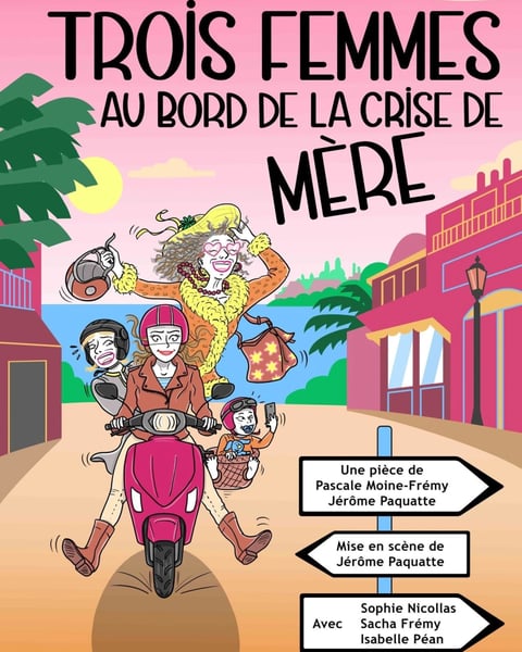 Trois femmes au bord de la crise de mère