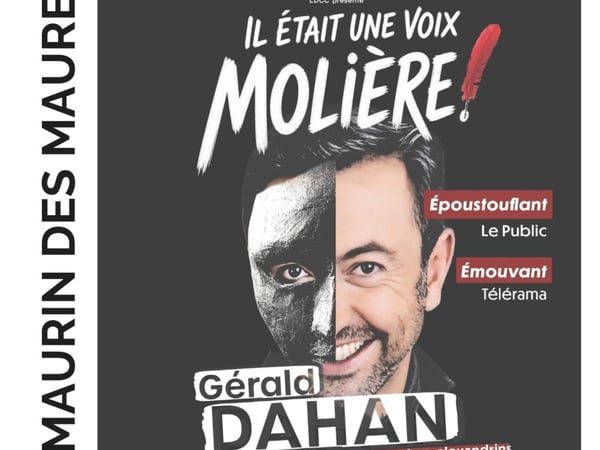 Gérald Dahan dans Il était une voix... Molière !